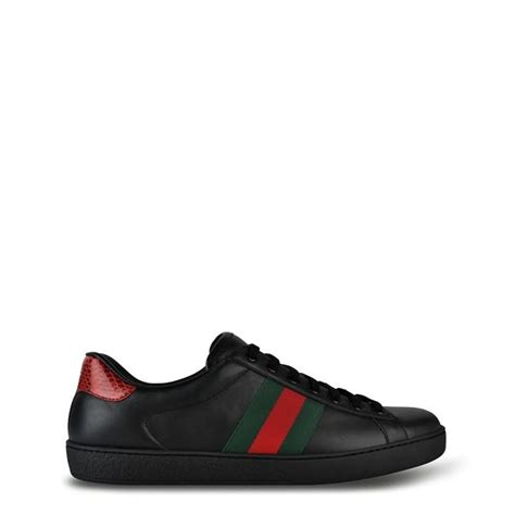 gucci new ace black|gucci new ace web trainers.